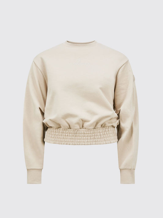 Moncler Sweatshirt Woman Beige
