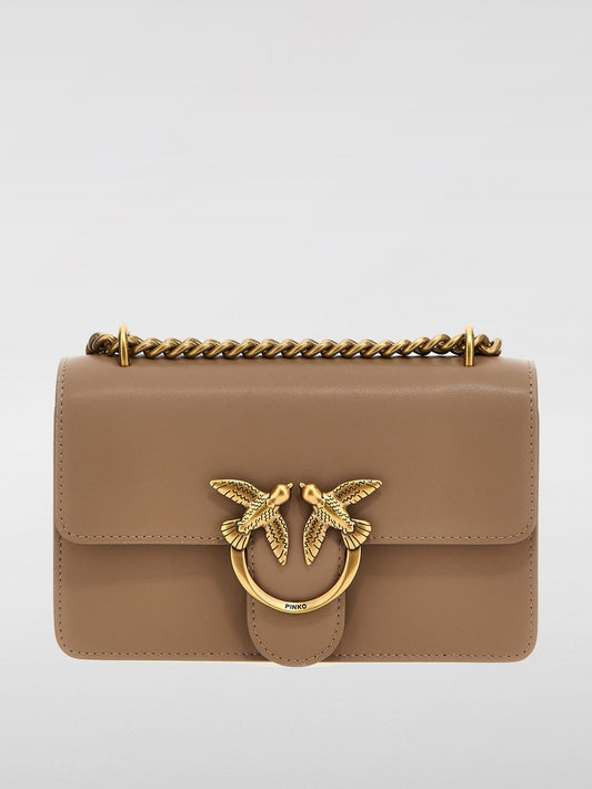 Pinko Mini Bag Woman Beige