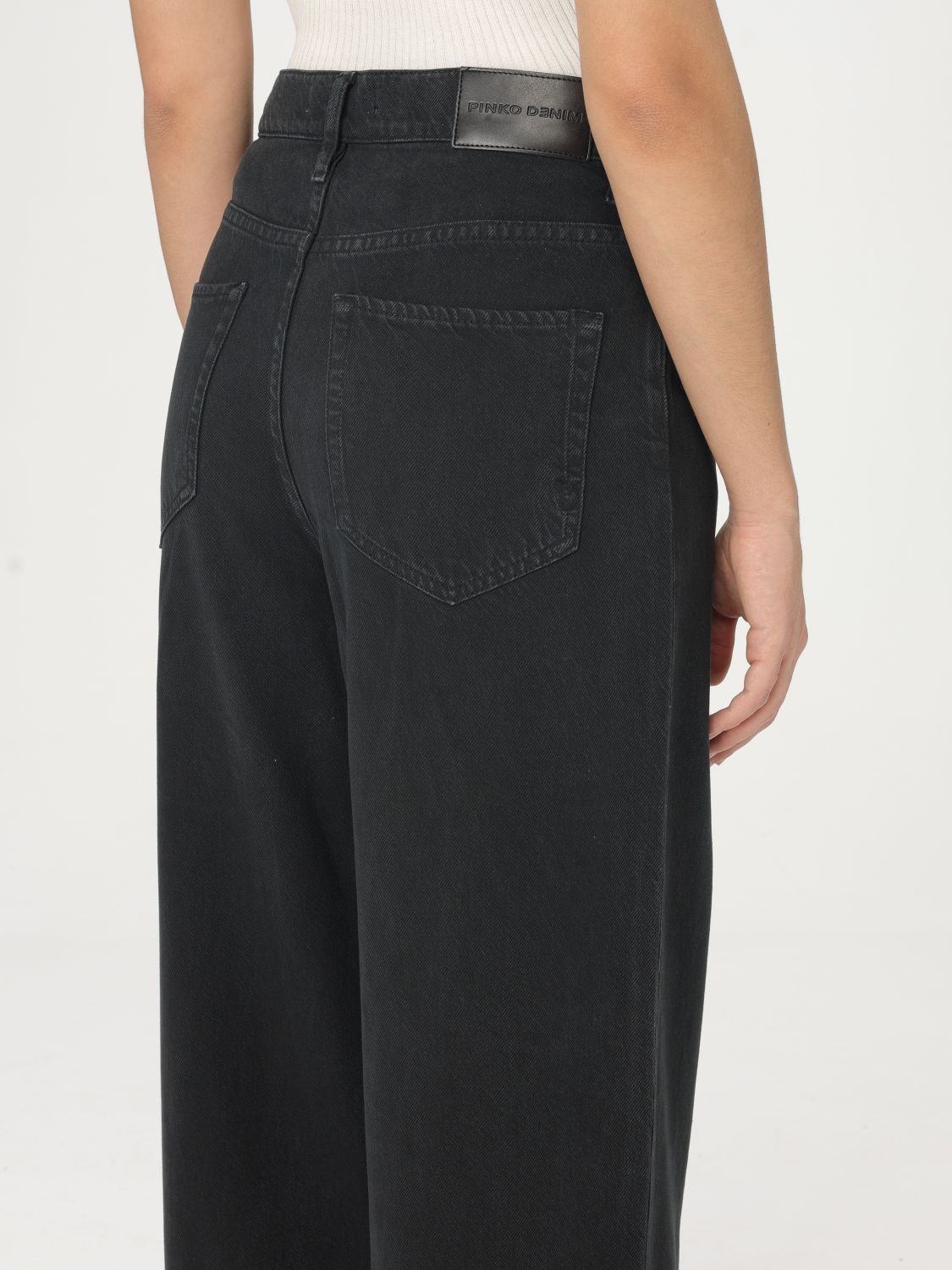 Pinko Jeans Woman Black
