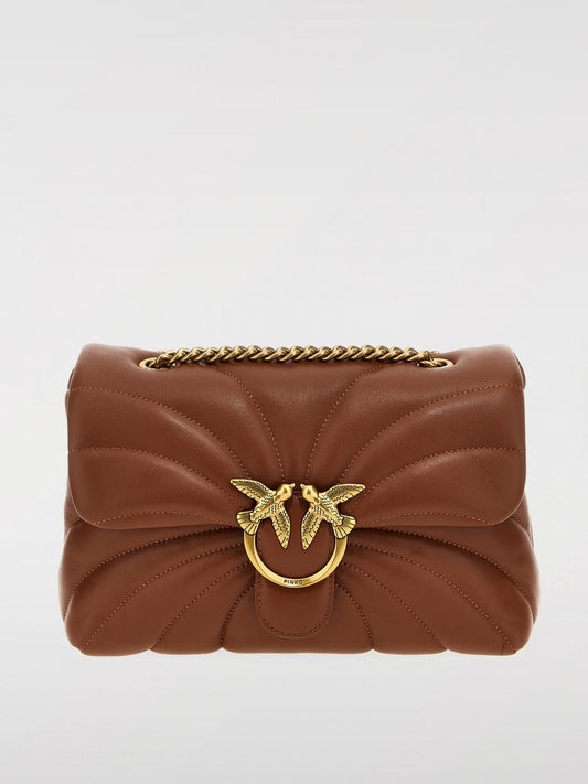 Pinko Crossbody Bags Woman Brown