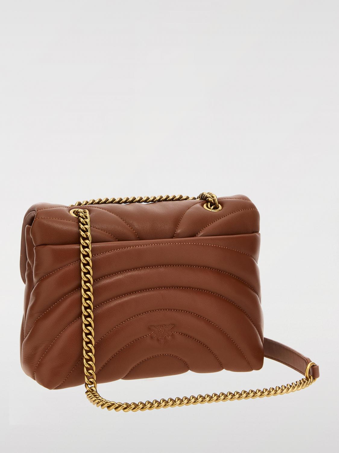 Pinko Crossbody Bags Woman Brown