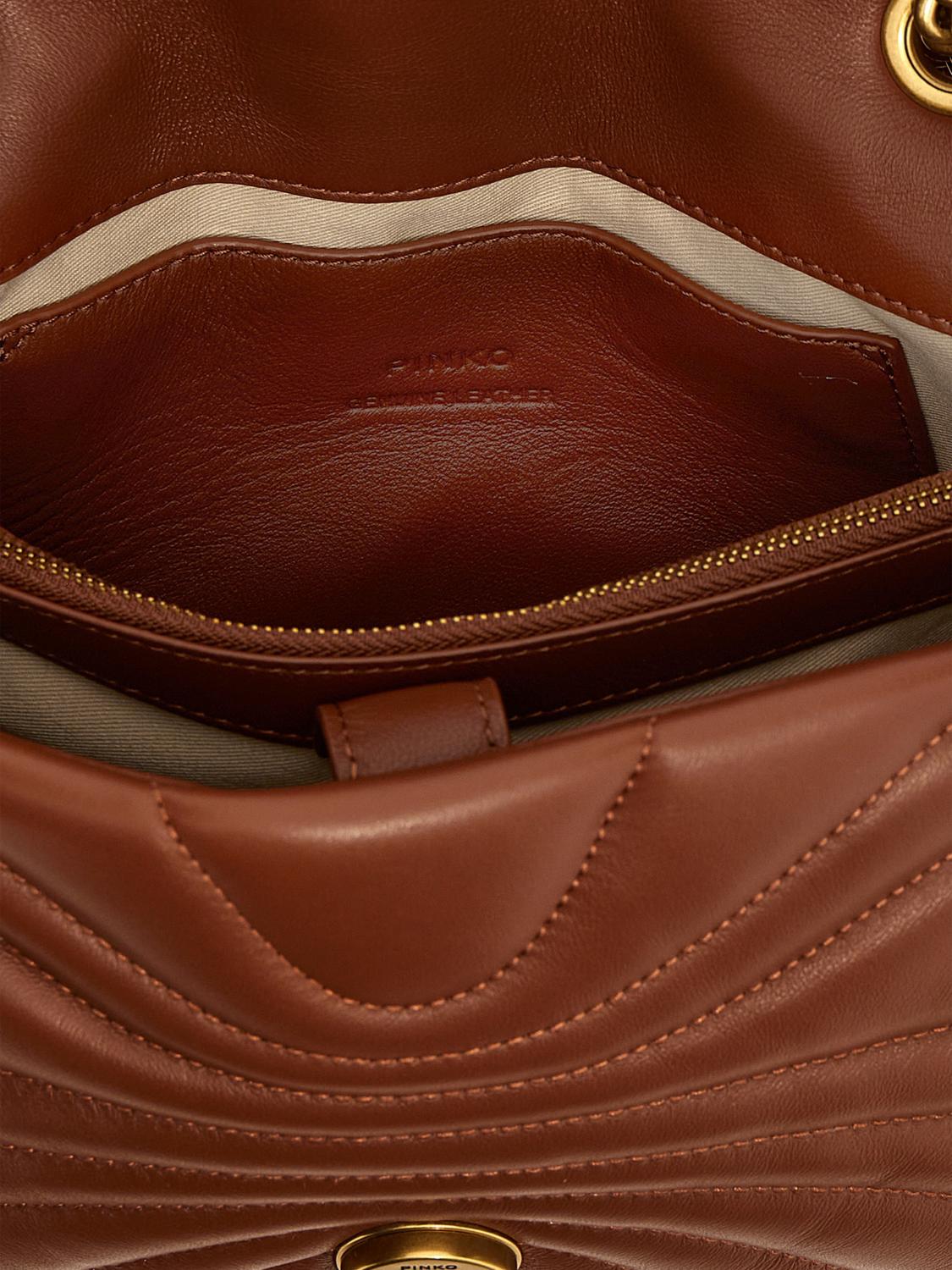 Pinko Crossbody Bags Woman Brown