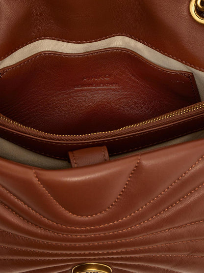 Pinko Crossbody Bags Woman Brown
