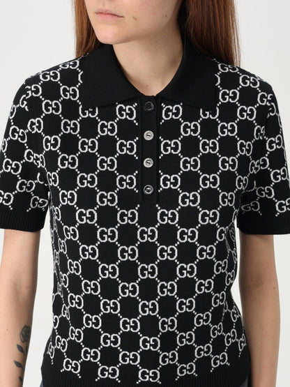 Gucci Polo Shirt Woman Black
