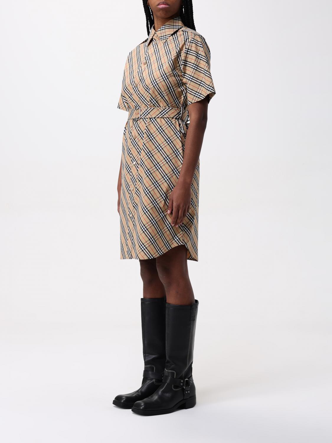 Burberry Dress Woman Sand