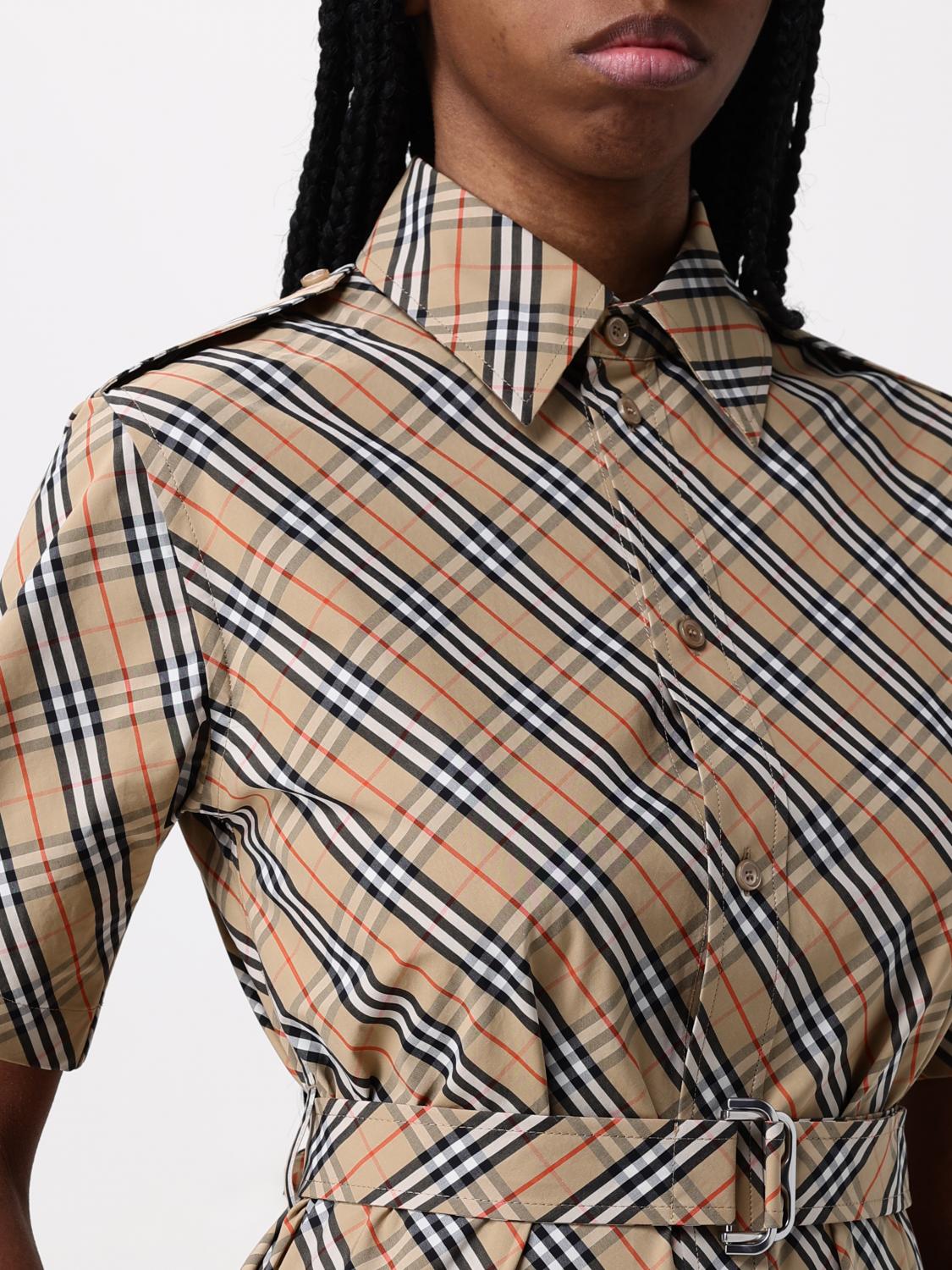 Burberry Dress Woman Sand