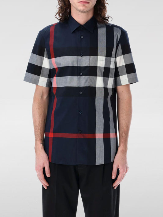 Burberry Shirt Men Blue