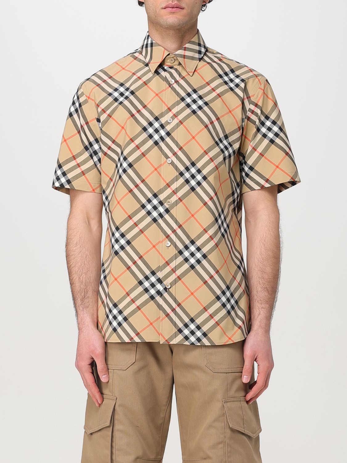 Burberry Shirt Men Beige