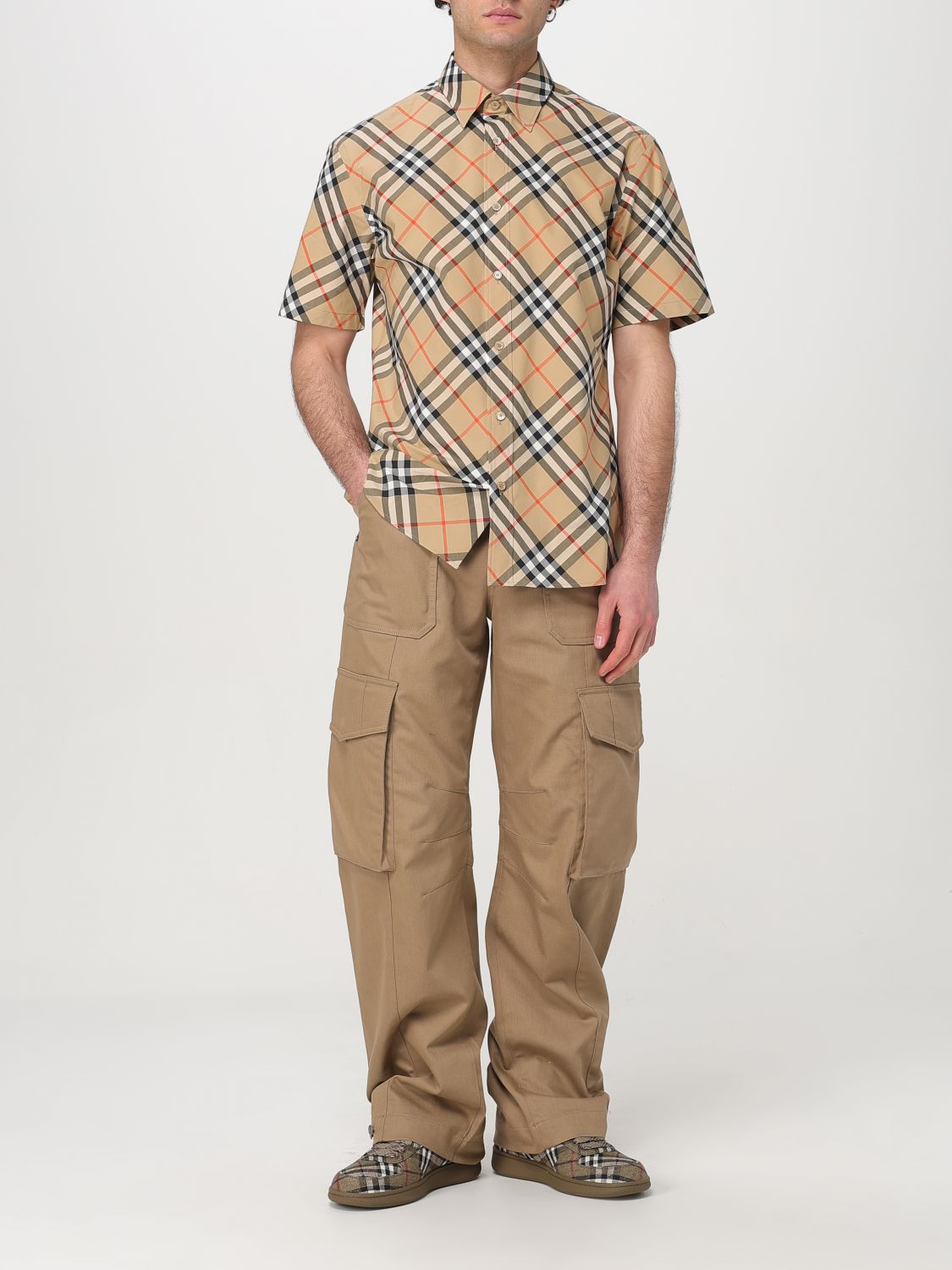 Burberry Shirt Men Beige