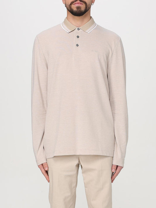 Boss Polo Shirt Men Beige