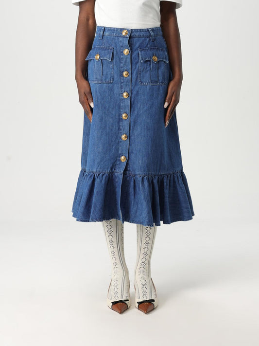 Valentino Skirt Woman Blue