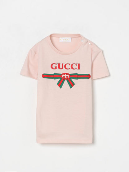 Gucci T Shirt Kids Pink