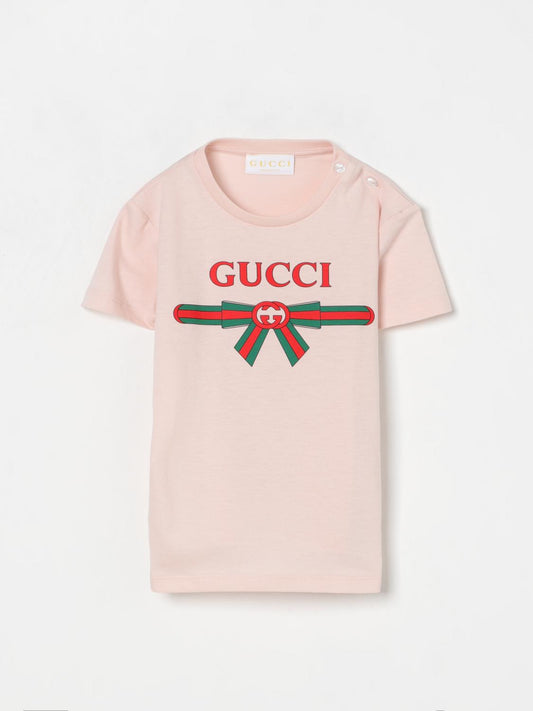 Gucci T Shirt Kids Pink