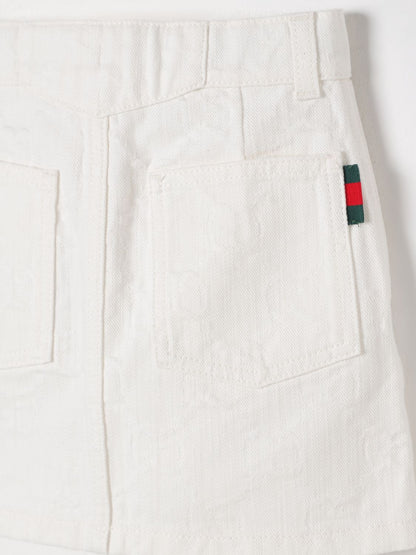 Gucci Skirt Kids White