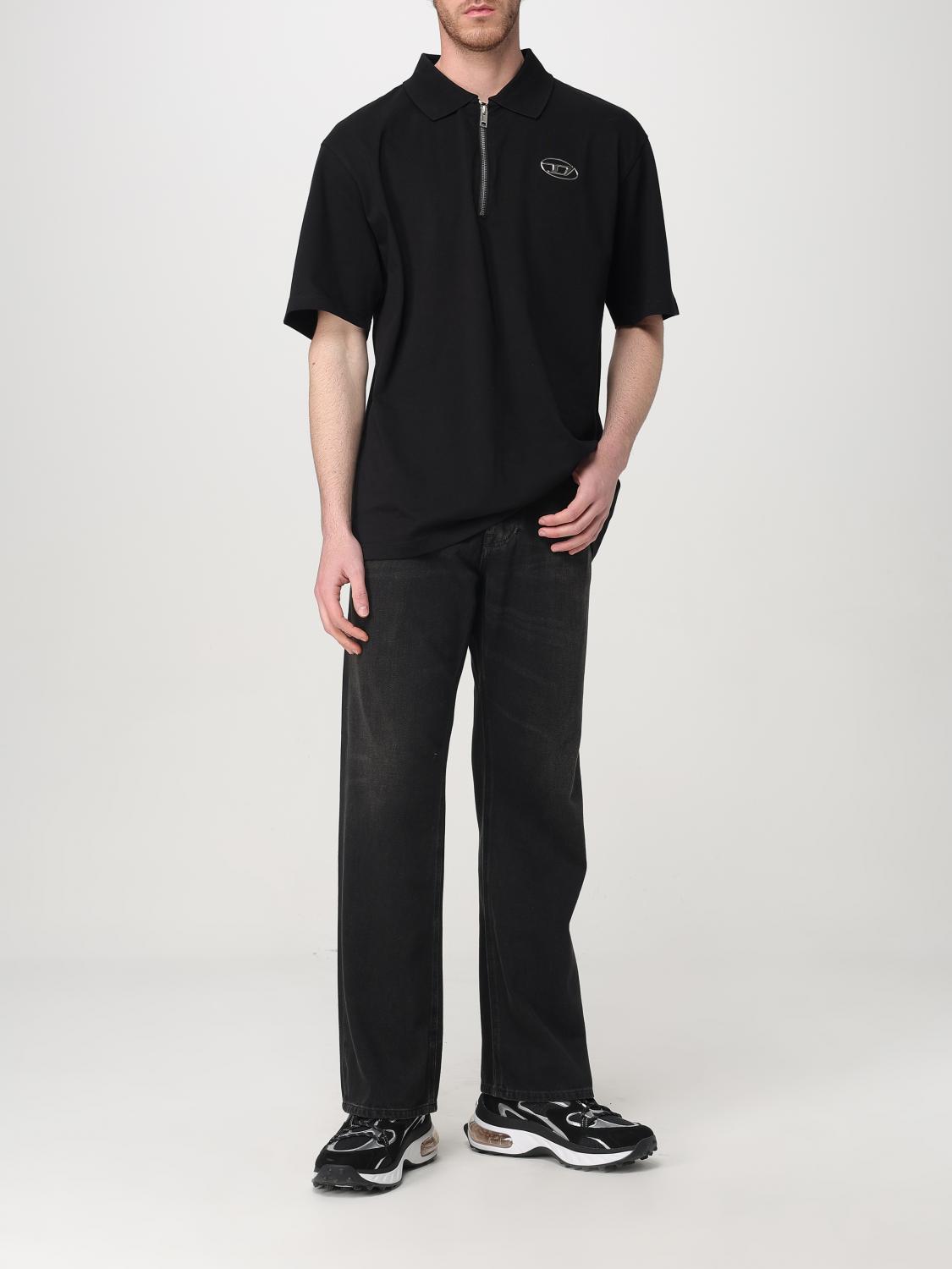 Diesel Polo Shirt Men Black