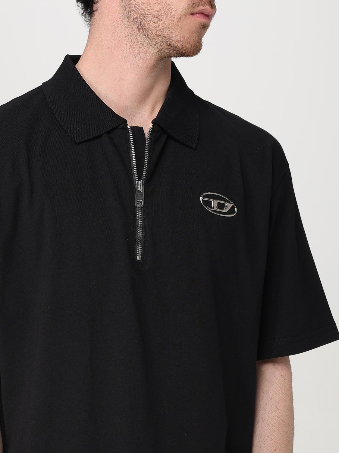 Diesel Polo Shirt Men Black