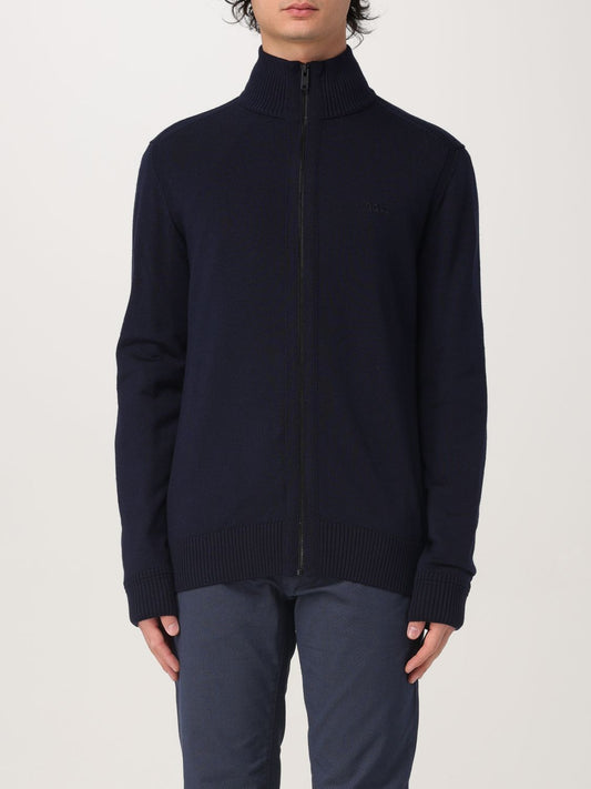 Boss Cardigan Men Blue