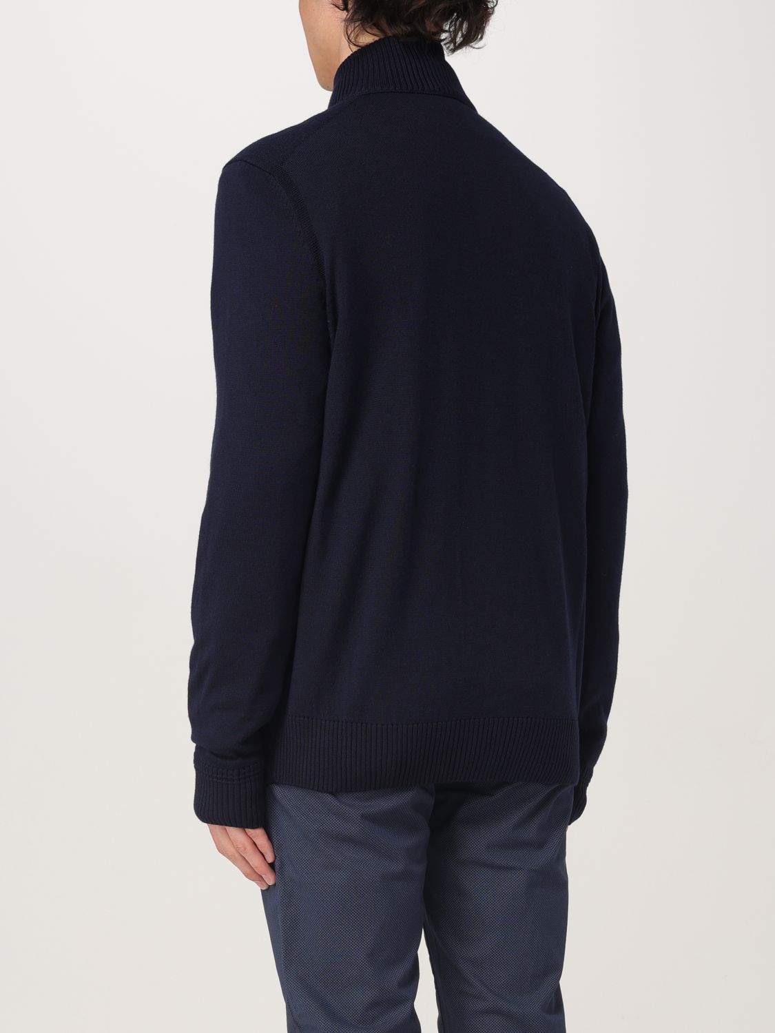Boss Cardigan Men Blue