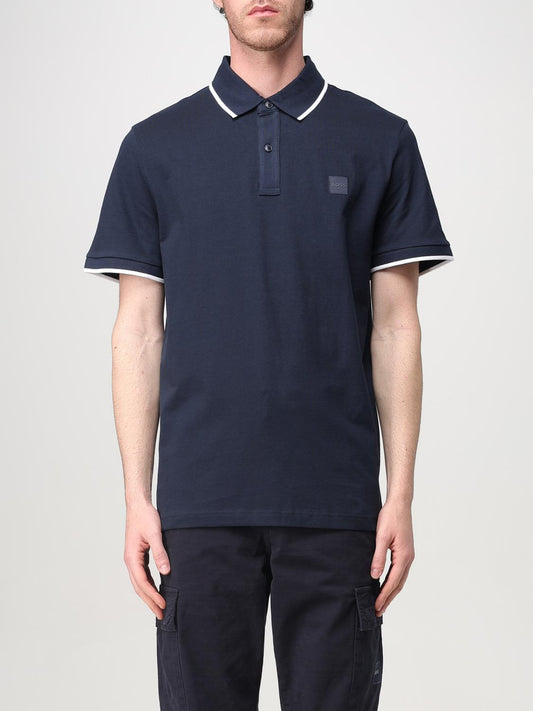 Boss Polo Shirt Men Blue