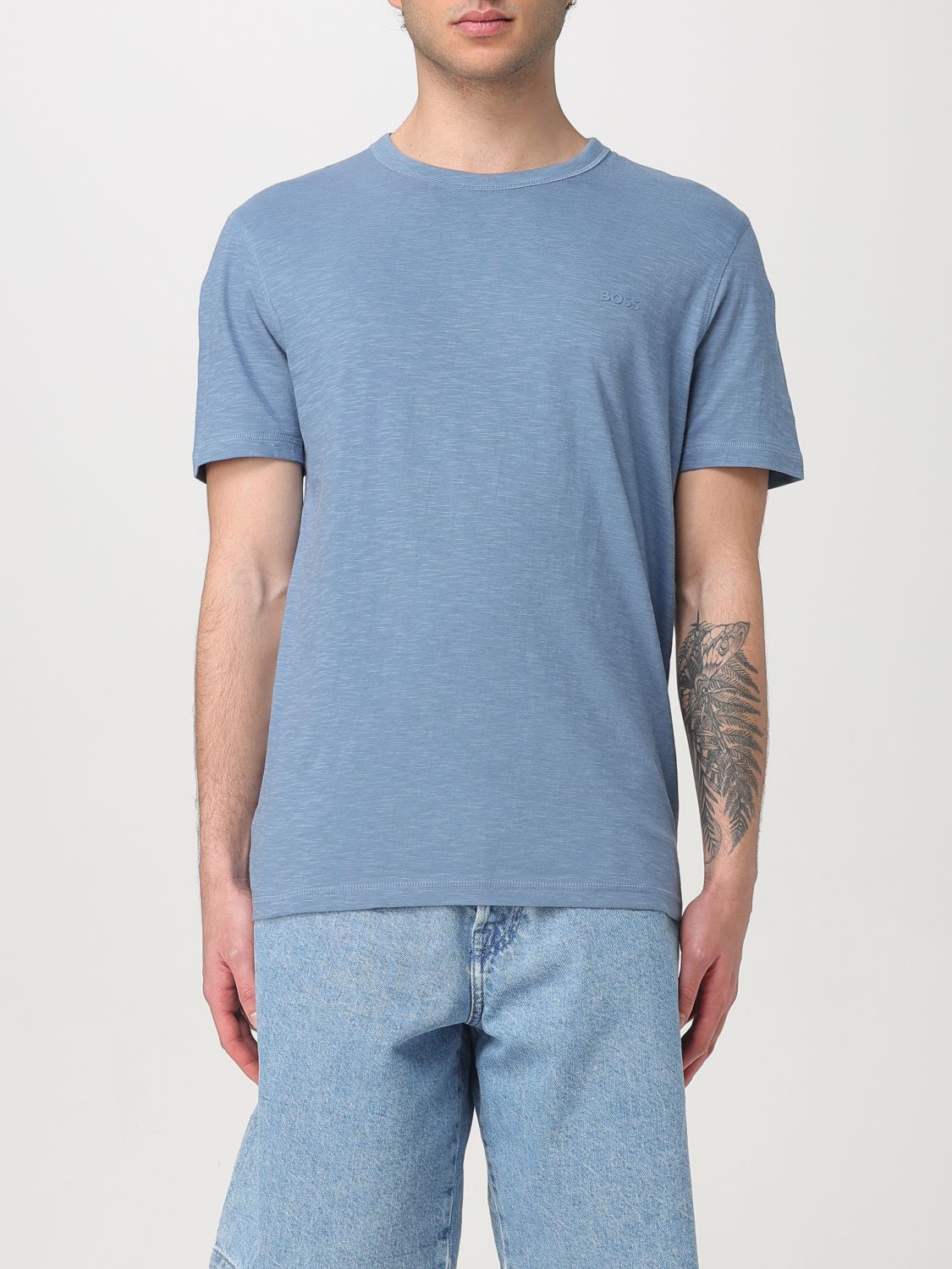 Boss T Shirt Men Blue