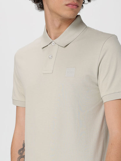 Boss Polo Shirt Men Beige