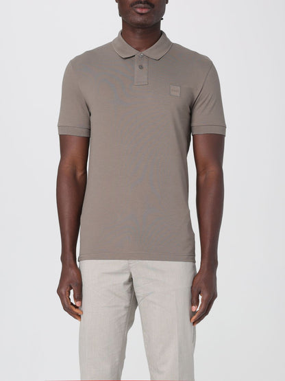 Boss Polo Shirt Men Beige