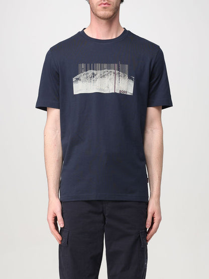 Boss T Shirt Men Blue