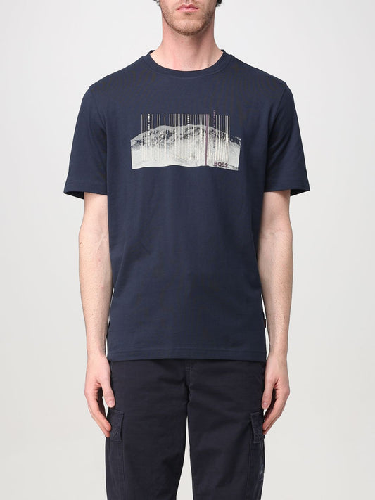 Boss T Shirt Men Blue