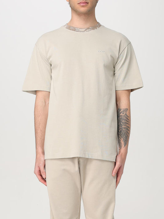 Boss T Shirt Men Sand