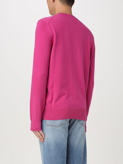 Boss Sweater Men Fuchsia