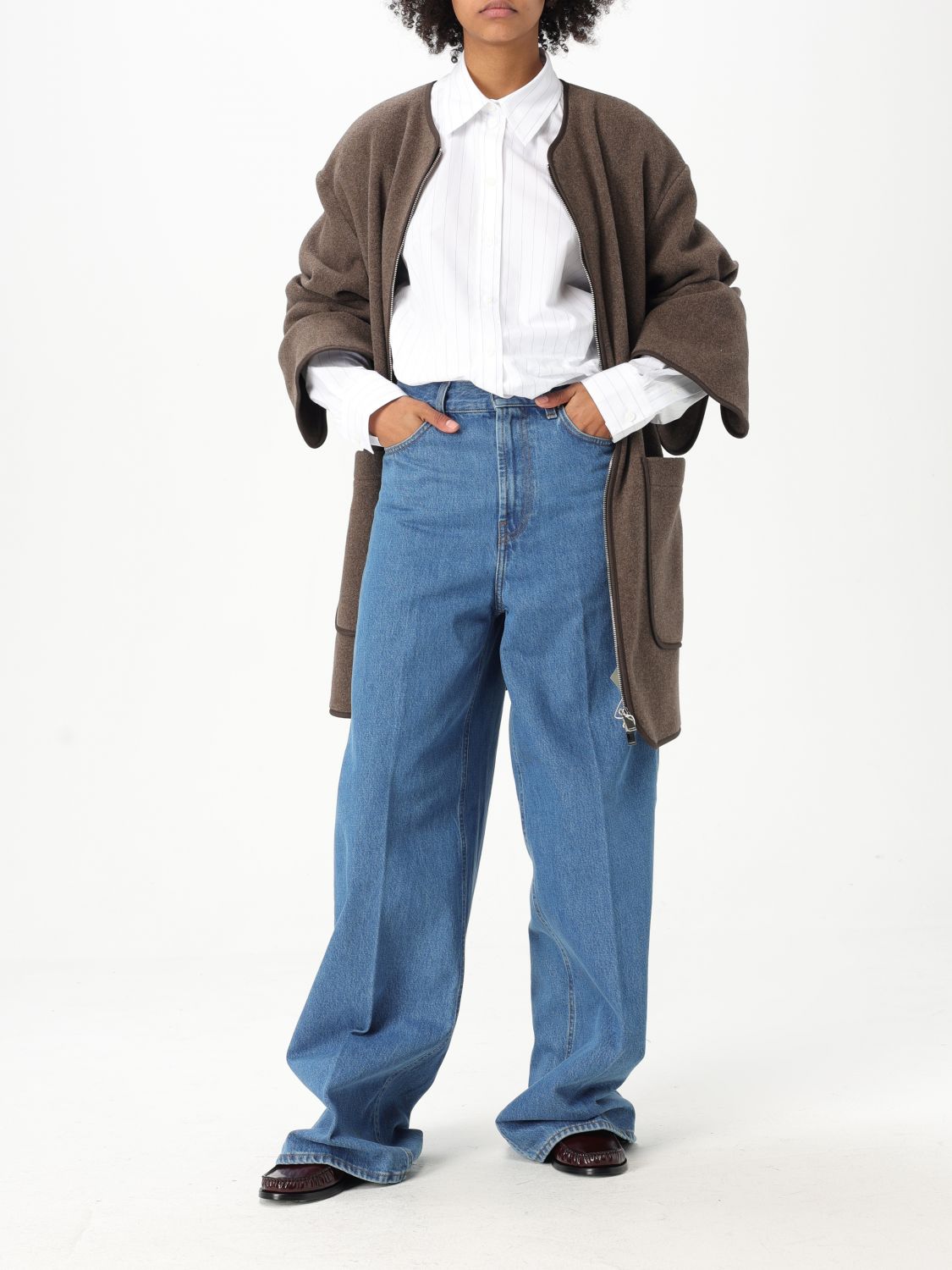 Toteme Jacket Woman Grey