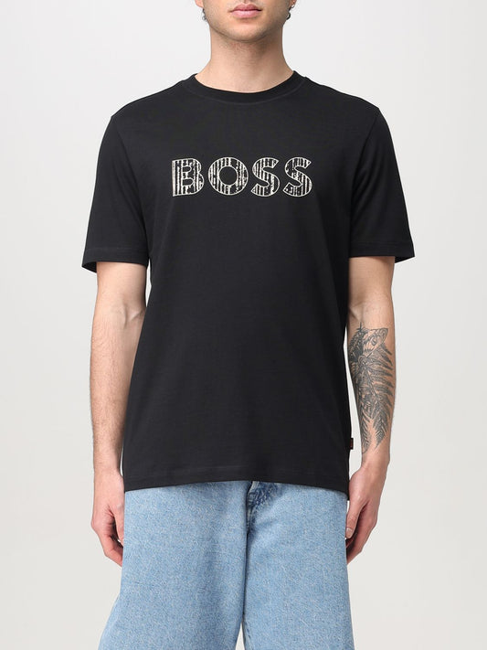 Boss T Shirt Men Sand