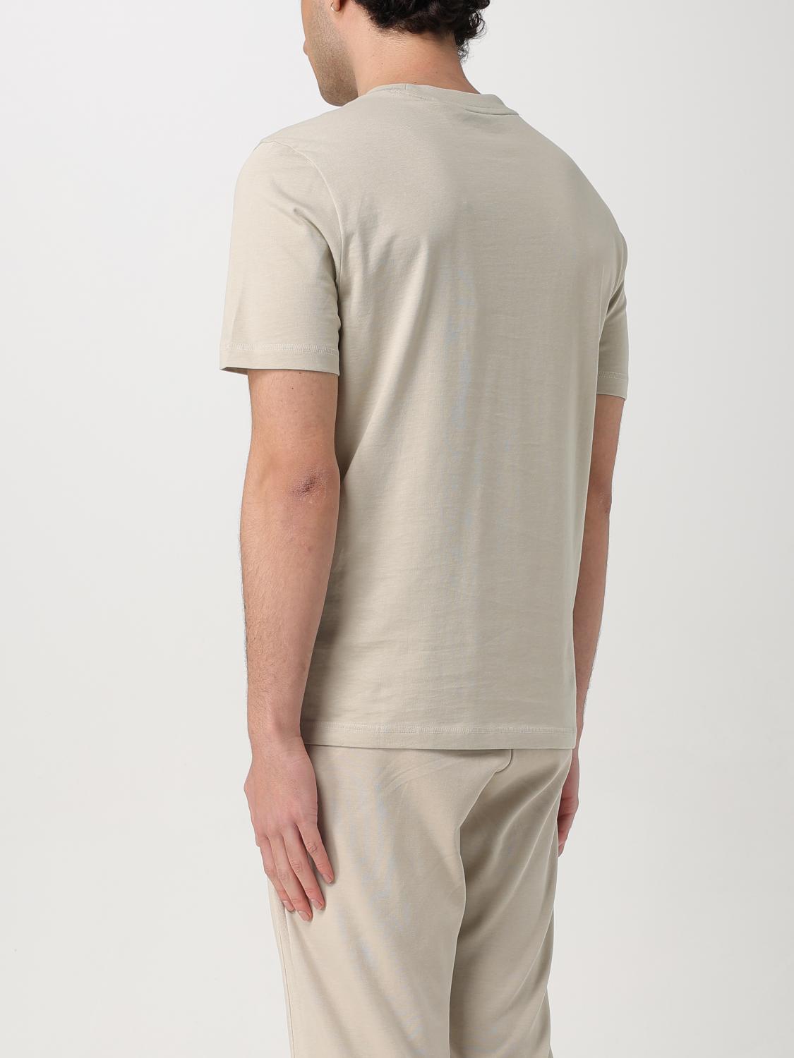 Boss T Shirt Men Sand