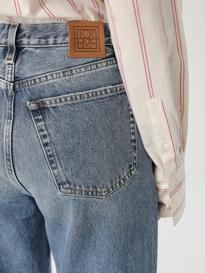 Toteme Jeans Woman Gnawed Blue