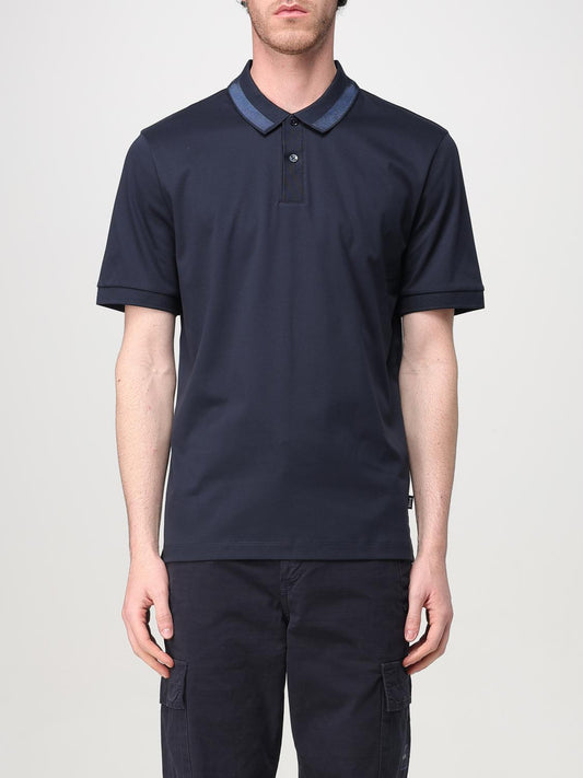 Boss Polo Shirt Men Blue