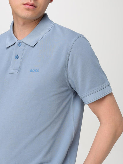 Boss Polo Shirt Men Blue