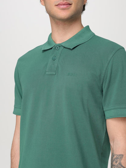Boss Polo Shirt Men Blue