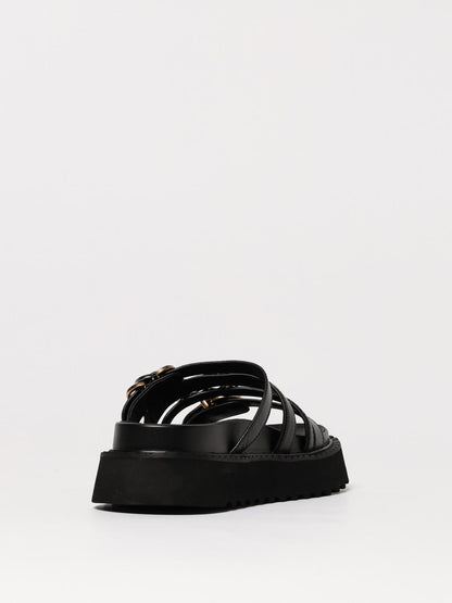 Pinko Flat Sandals Woman Black