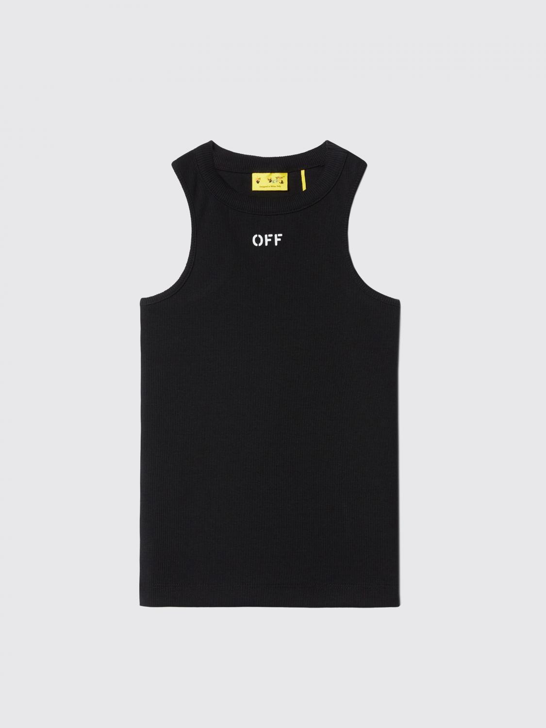 Off White Kids Top Kids Black
