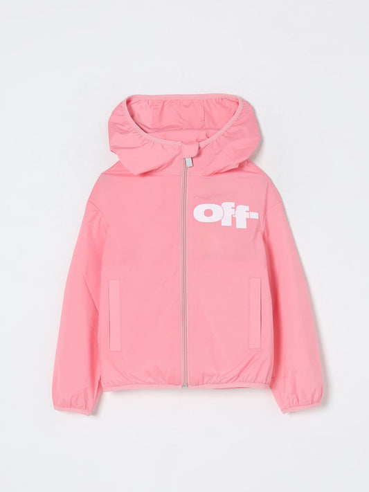 Off White Kids Jacket Kids Pink