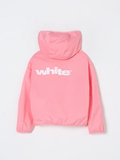 Off White Kids Jacket Kids Pink