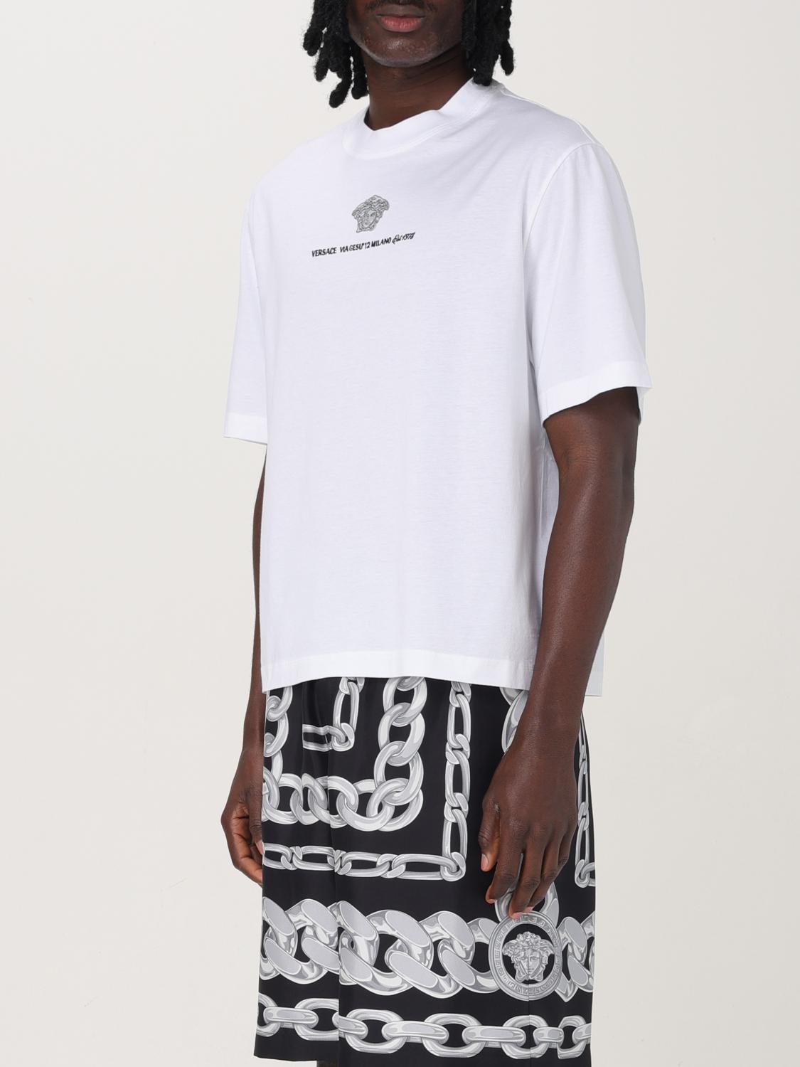 Versace T Shirt Men White