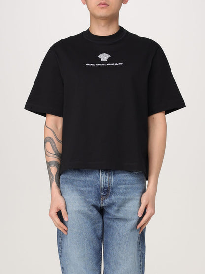 Versace T Shirt Men Black