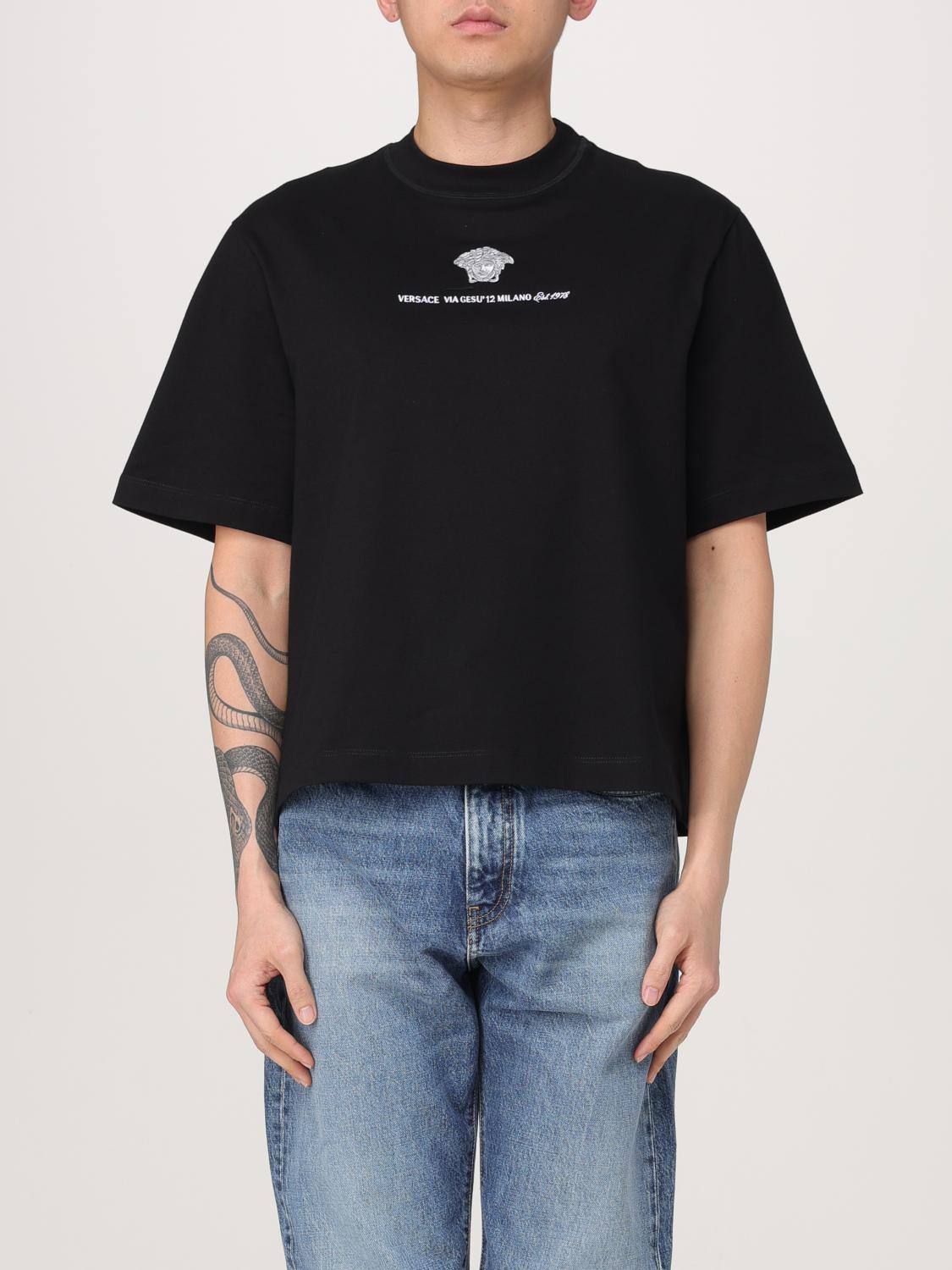 Versace T Shirt Men Black