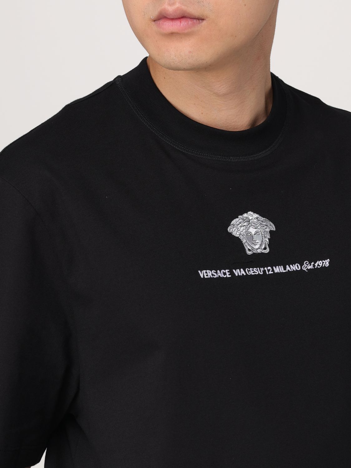 Versace T Shirt Men Black