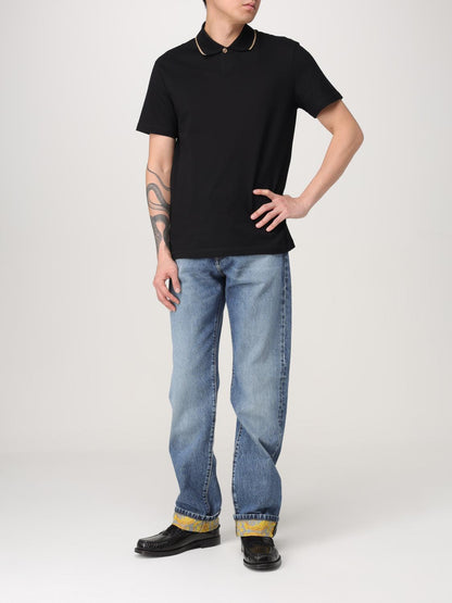 Versace Polo Shirt Men Black