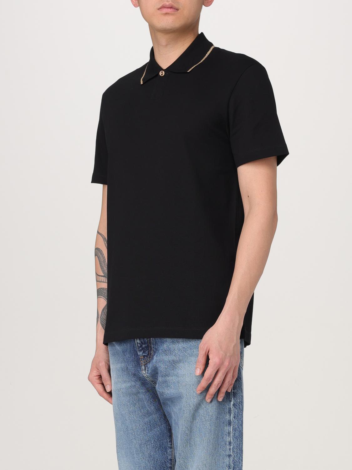 Versace Polo Shirt Men Black