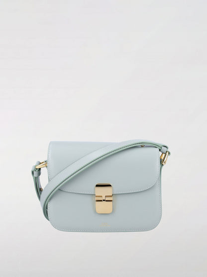 A.P.C. Crossbody Bags Woman Blue