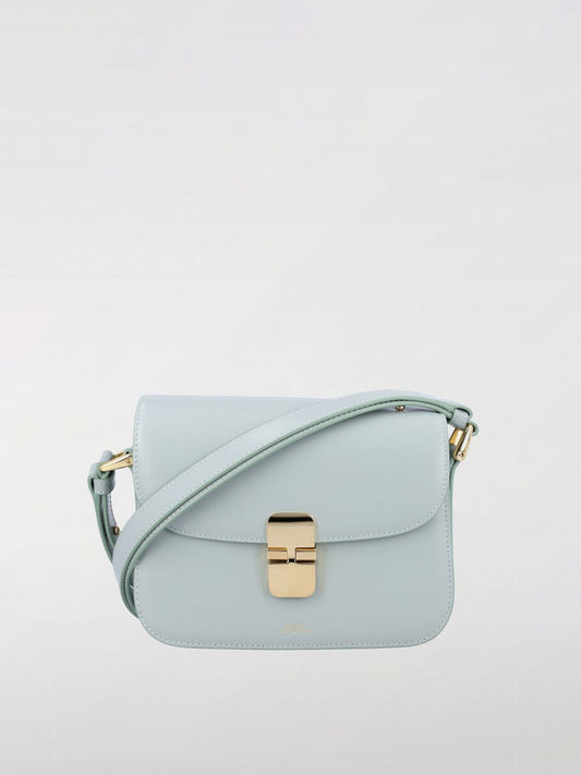 A.P.C. Crossbody Bags Woman Blue