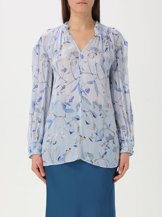 Boss Top Woman Gnawed Blue